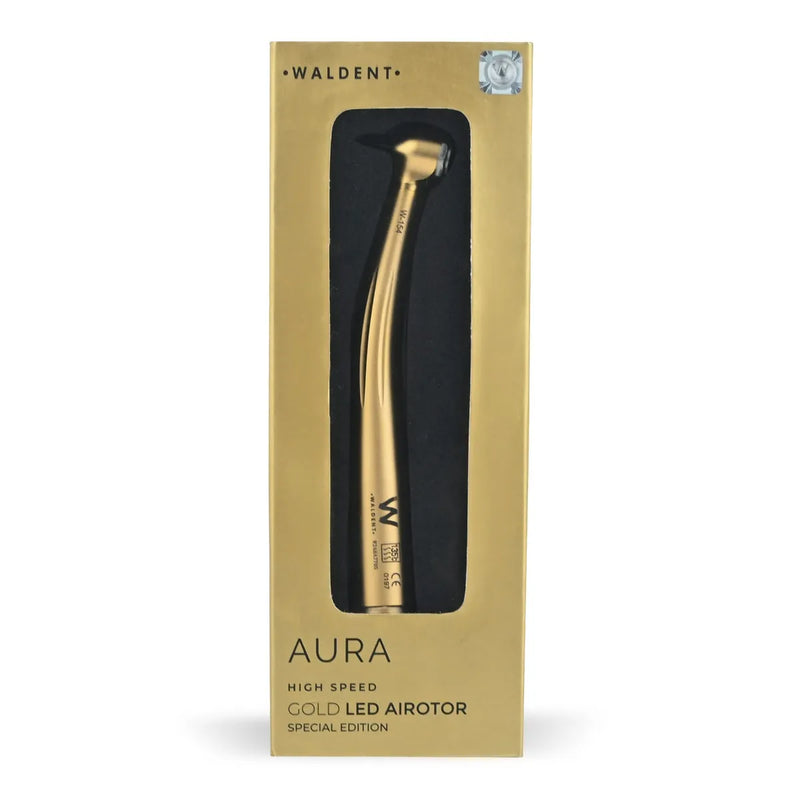 Waldent Gold LED Special Edition Airotor Handpiece And Cartridge